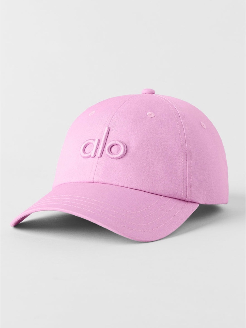 Alo Off Duty Logo Baseball Cap in Candy Heart Pink- unisex one size- sold out